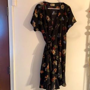 Floral Wrap Dress